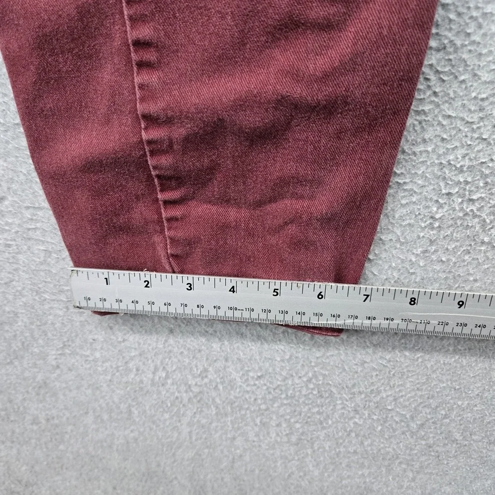 Levi's 511 Men Jeans 34X32 Burgundy Denim Slim Fit 29